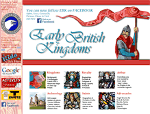 Tablet Screenshot of earlybritishkingdoms.com